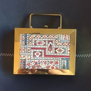 vintage box shaped mini bag
